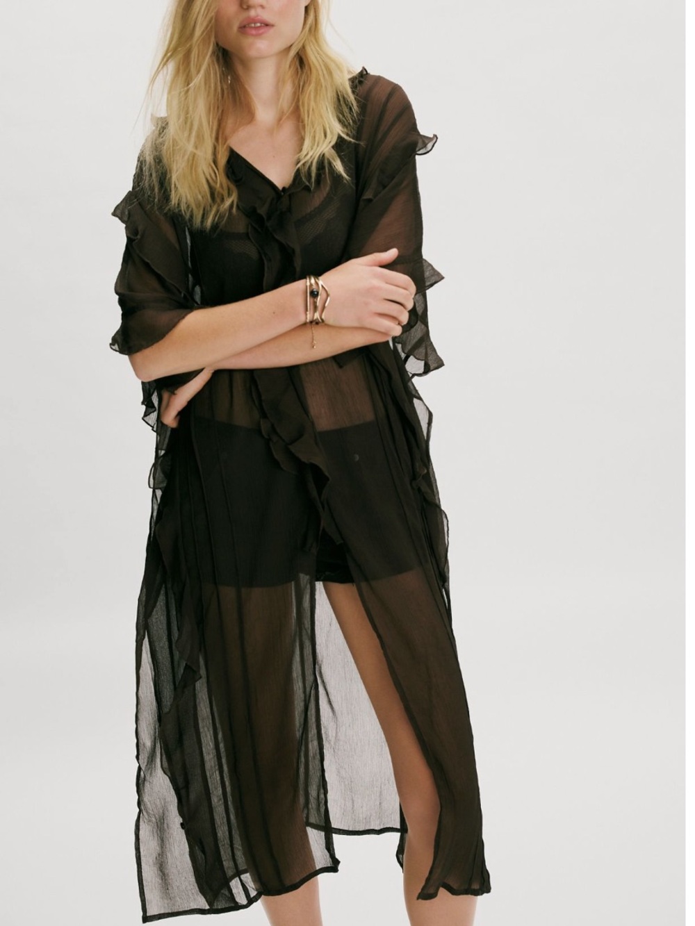 Free People Winter Valley Kimono